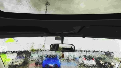 نشت آب باران به داخل ماشین